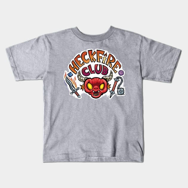 Heckfire Club Kids T-Shirt by majanation